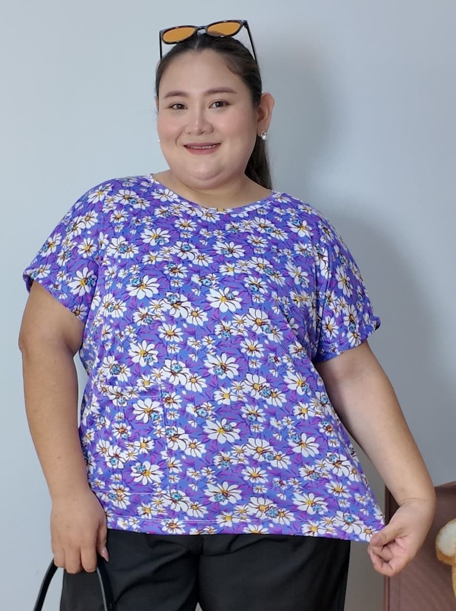 เสื้อแขนยาวผ้าเรยอน สีพีช